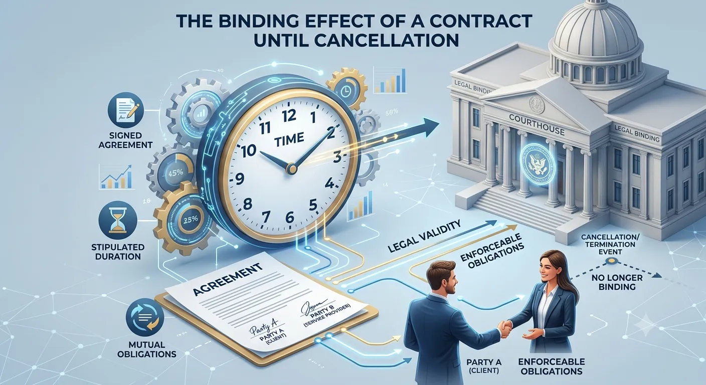 Contract Remains Valid Until Cancelled