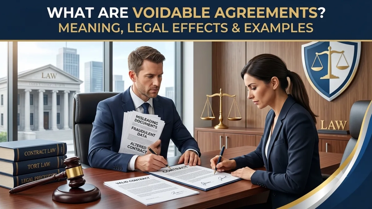 What Are Voidable Agreements Meaning, Legal Effects, 7 Easy Examples & FAQs