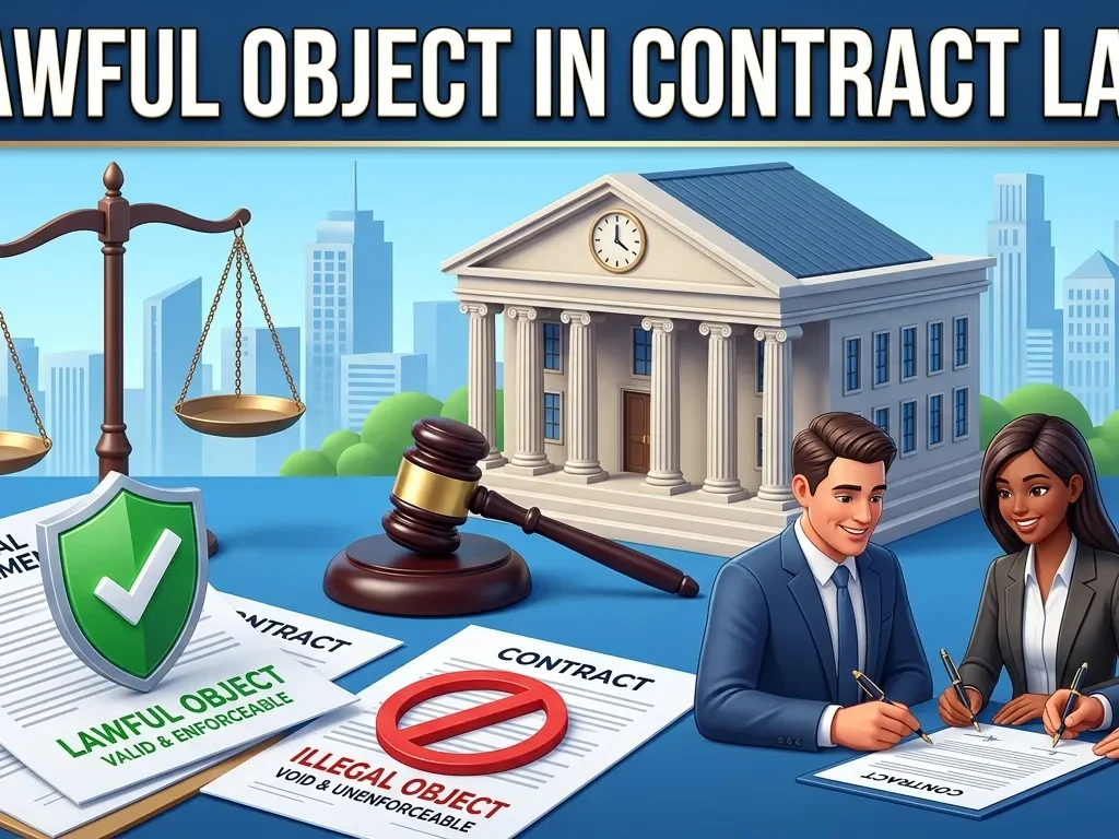 What Is a Lawful Object in Contract Law? Meaning, Importance, 6 Easy Examples & Key Points